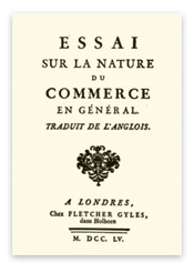 Couverture du livre dans lequel Cantillon développe sa théorie de l'« effet Cantillon »