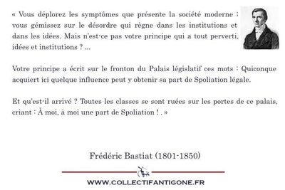 Spoliation institutionnelle par Frédéric Bastiat