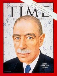 John Maynard Keynes en couverture du Time du 31 décembre 1965