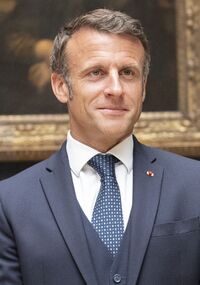 Emmanuel Macron en 2023