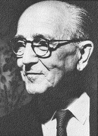 Hans Kelsen, juriste américano-autrichien, auteur de la pyramide de Kelsen