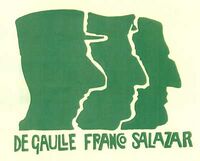 Affiche anarchiste de mai 68 condamnant le Général de Gaulle